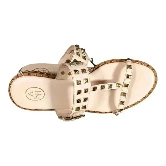 ASH Prince T-Strap Sandals - Women's Studded Slides - Stylish Summer Footwear - Picture 6 of 9